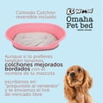 thumbnail image 3 of KE WOOW Cama Chica para Perro, Gato, Conejo y otras Mascotas, Cesta de Plástico, Incluye Colchón doble cara, Color Rosa KE WOOW Cama Plana con colchón Chica, 3 of 10