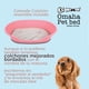 thumbnail image 3 of KE WOOW Cama Chica para Perro, Gato, Conejo y otras Mascotas, Cesta de Plástico, Incluye Colchón doble cara, Color Rosa KE WOOW Cama Plana con colchón Chica, 3 of 10