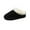 Black, variant on Winter Fuzzy Slippers for Women Cozy Flat Platform House Slippers with Comfortable Soft Arch Fleece Lined Slipper Slip On Footwear Winter Fashion Home Slipper