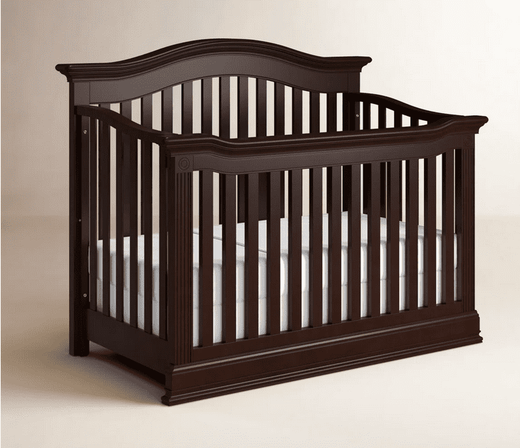 Baby Cache Montana 4-in-1 Convertible Crib in Espresso