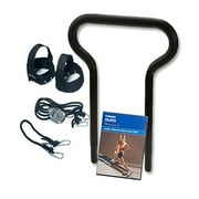 Total Gym Pilates Kit w/ DVD, Toe Bar, Leg Accessories & Ankle Cuffs, Black