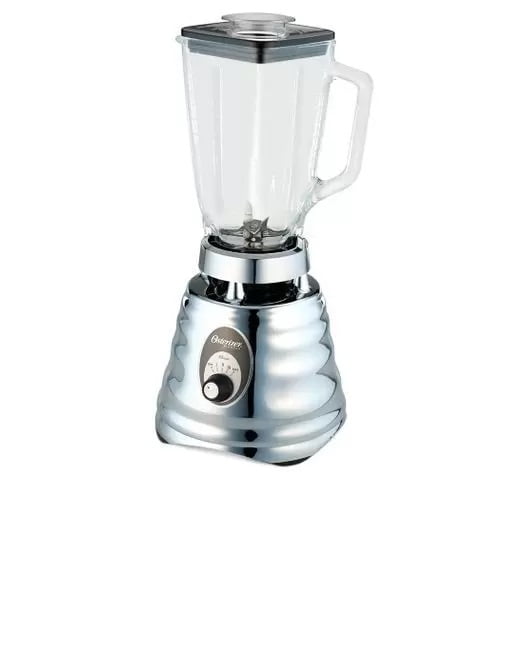 Oster 4655 Chrome 3 Speed Blender with 5 Cup Glass Jar, 1000 Watt Motor,  All Metal Drive System, Stainless Steel Blades