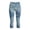 Chamomile, variant on CBASIHI Womens Floral Denim Capri Leggings with Pockets- Elastic High Waisted Tummy Control Workout Casual Fitness Yoga Pants Chamomile Size S-3XL