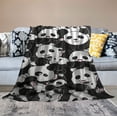 thumbnail image 2 of COMIO  Cute Panda Hoodie Blanket Wearable Throw Blankets for Couch Blanket Hooded for Kids Teens Men Women, 2 of 6