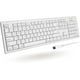 thumbnail image 1 of Teclado con cable USB de tamaño completo Macally para Mac Mini / Pro, 1 of 2