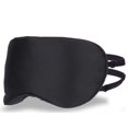 thumbnail image 2 of 2 Piezas Antifaz para Dormir de Seda Natural Antifaz Suave Correa Ajustable Venda para los Ojos Antifaz para Dormir Suave Cómoda Funda para Ojos para Dormir con Bolsa para Dormir (Negro), 2 of 5