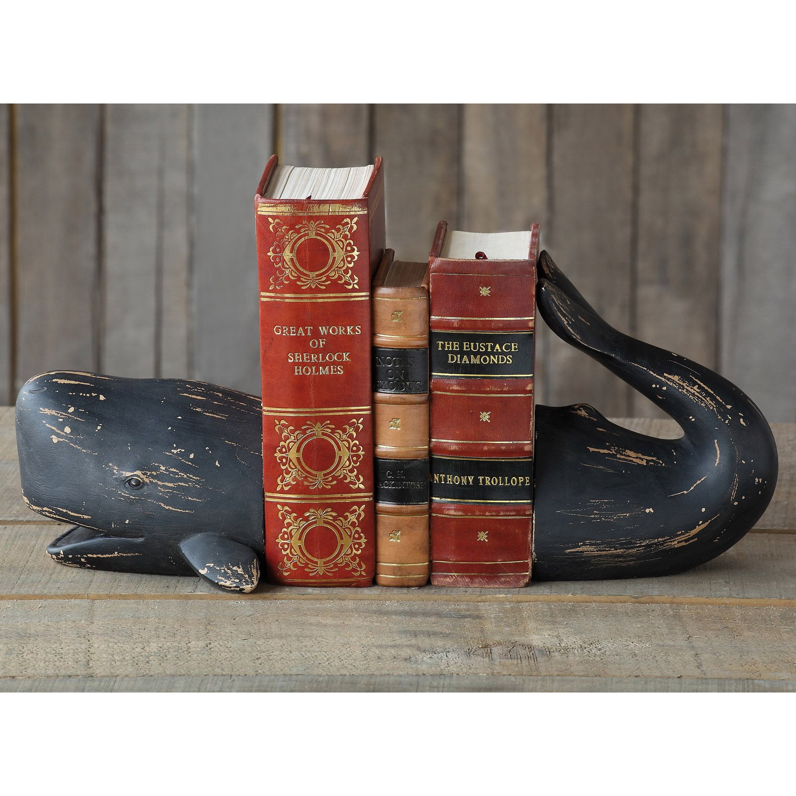 3R Studios Resin Whale Bookends