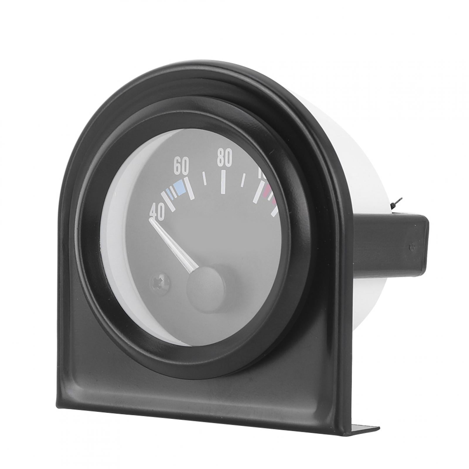 40-120℃ Universal 7 Color LED Water Temp Meter 12V Auto Water Temp Gauge Car Vehicle Modification Accessory Diameter 2in/52mm Car Water Temperature Meter 
