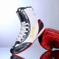 thumbnail image 3 of Men's and Women's Professional Boxing and Wrestling Shoes for All Seasons, High-Quality Handmade Combat Sneakers, Training Shoes for Youth in Schools, Mid-Top Shoes for Sanda and Combat Sports, 3 of 8