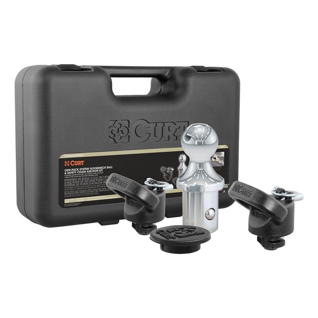 Kit de enganche tipo cuello de cisne CURT 60618 OEM Puck System 30K para Ram