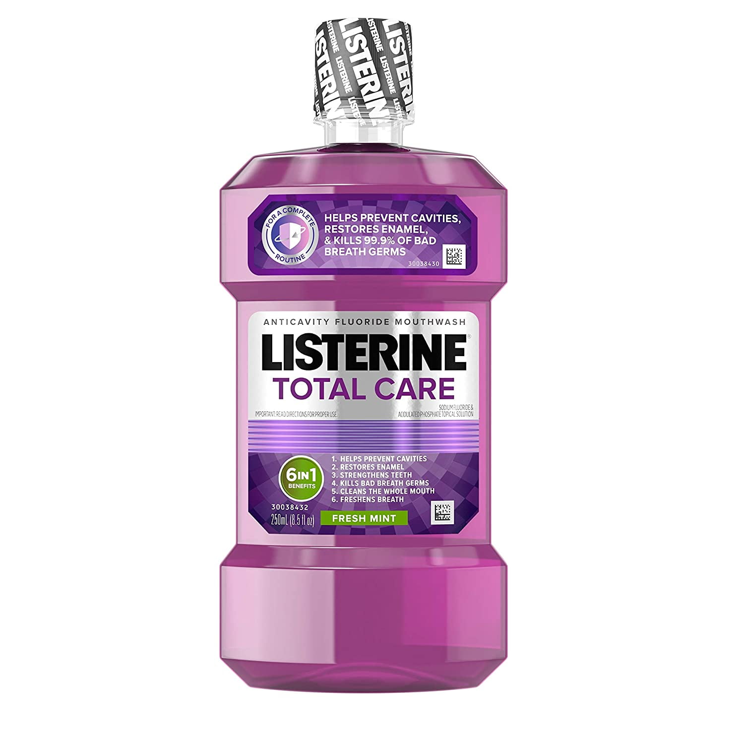 Listerine Total Care Anticavity Mouthwash, 6 Benefit Fluoride Mouthwash