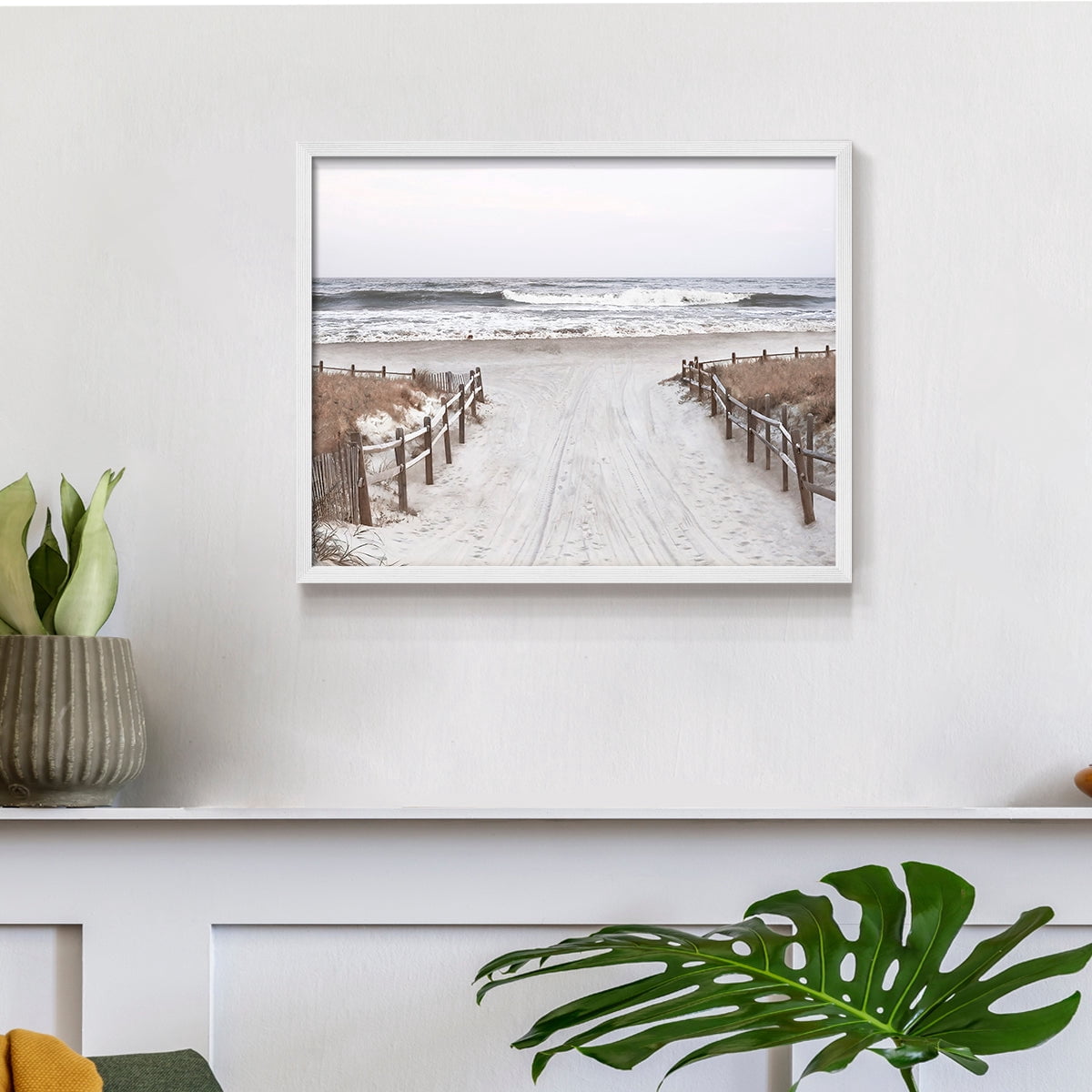 OBX Path by Natalie Carpentieri - Restickable Framed Giclée Print