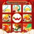 thumbnail image 3 of Decoraciones de Año Nuevo Chino Peywot 2026 con 2 dragones 3D, 3 of 7