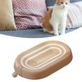 thumbnail image 3 of Cama Rascadora Para Gatos Ovalada, Resistente A La Abrasión Que Evita La Descamación Cama Rascadora Para Gatos Con Material De Sisal Espacio De Descanso Cómodo Universal Cama, 3 of 7