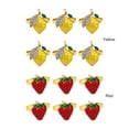 thumbnail image 1 of Servilleteros de fresa y limón Servilleteros de aleación Servilleteros, 1 of 7
