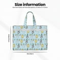 thumbnail image 3 of Gaeub Cartoon Cat Print Canvas Tote File Bag,Laptop Tote Bag,Zipper File Bag,Canvas 15 Inch Handbag Purse for Office Travel, 3 of 8