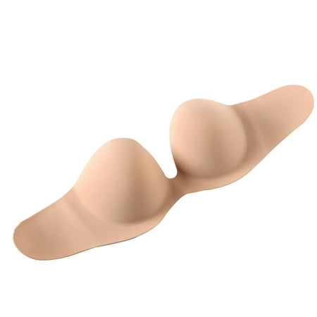 

Tangnade Ladies casual underwear bra Women Seamless Invisible Bra Strapless Underwear Non-Slip Bra Beige C