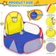 thumbnail image 2 of Tienda de campaña Grande para niños pequeños con aro de Baloncesto y Bolsa de Almacenamiento con Cierre, 4 pies / 120 cm, Bolas no Incluidas (Azul), 2 of 7
