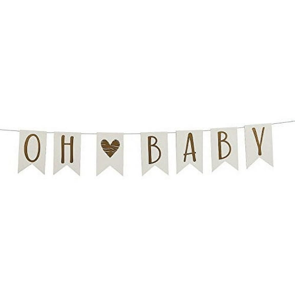 "Oh Baby" Banner - Party Decor - 1 Piece