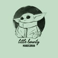 thumbnail image 2 of Girl's Star Wars: The Mandalorian The Child Fuzzy Eyes  Graphic Tee Mint Small, 2 of 4