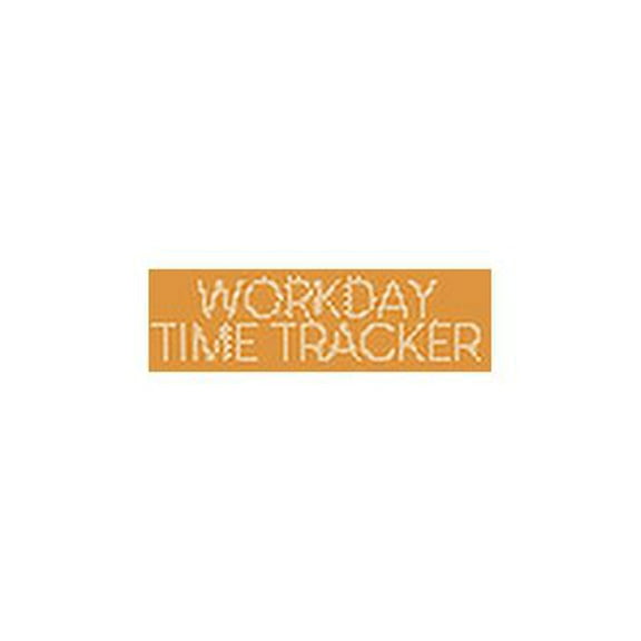 Workday Time Tracker: Weekly timesheets to complete for 2 years - Design: Mustard yellow (Paperback)