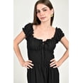 thumbnail image 4 of Vestido maxi campesino Roman Fashion /Juvenil, 14646 (Negro) negro CH, 4 of 5