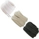 thumbnail image 2 of 3 pares de cordones de algodón puro de 120 cm, cordones planos simples, cordones de lona para zapatos, para uso de zapatos de lona (blanco + negro + beige), 2 of 6