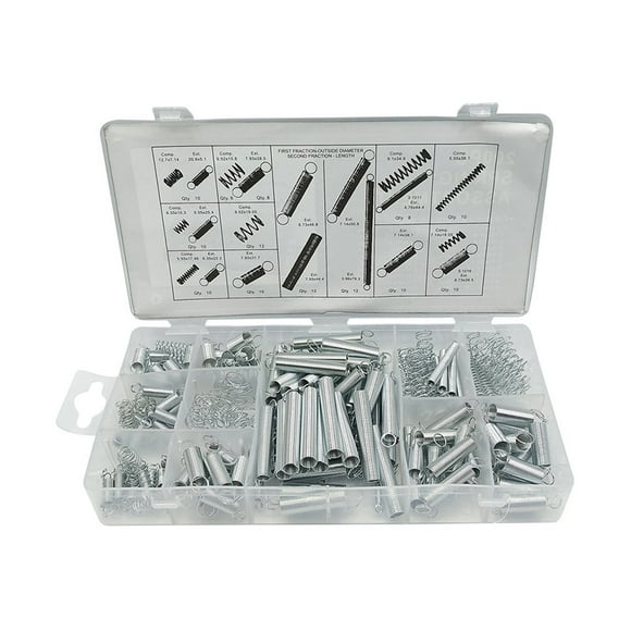 200PCS Spring Assortment Sets Extension and Compression Spring Sets with 20Sizes
