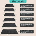 thumbnail image 6 of Indestructible Dog Beds, Chew Proof Dog Crate Pad for Aggressive Chewers,Machine Washable Quilted Dog Mat for Crate,Durable Dog Beds for Medium Dogs,Kennel Pad (28x41 in)Black, 6 of 6