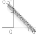 thumbnail image 5 of Leslie's 14K White Gold 1.6 mm Round Cable Chain (Weight: 3.78 Grams, Length: 20 Inches), 5 of 5