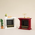 thumbnail image 3 of Sinyiin Educational Doll House Fireplaces Miniatures Zakka Toy Pretend Play Realistic Model Fireplaces Model Mini Size, 3 of 8