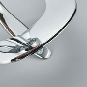 Chrome Elegant Vessel Sink Faucet 1 Hole Waterfall Vanity Mixer Faucet Single Handle
