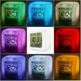 thumbnail image 7 of Artrylin Digital Alarm Thermometer Night Glowing Cube 7 Colors Clock LED Change LCD for Bedroom Child，Grow Clock for Toddlers Boys Girls Gift, 7 of 7
