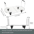 thumbnail image 3 of GZJCKJY Steam and Roast Rack - Stainless Steel Roasting Rack with Silicone-Protected Feet & Handles, 3 of 7