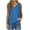 Blue, variant on Mgmyaa Women's Casual Tank Tops Summer V Neck Sleeveless Basic Flowy Loose Shirts