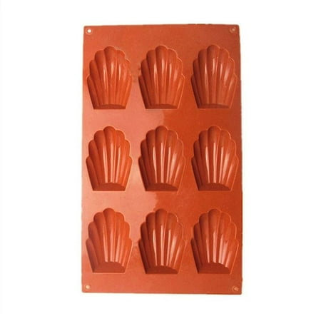 

DIY Craft Cupcake Chocolates Cream Bread Handmade 9/20 Cavity Silicone Mold Mousse Cake Madeleine Scallops Shell 01