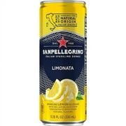 Sanpellegrino Italian Sparkling Drink Limonata, Sparkling Lemon Beverage, 6 Pack of 11.15 Fl Oz Cans