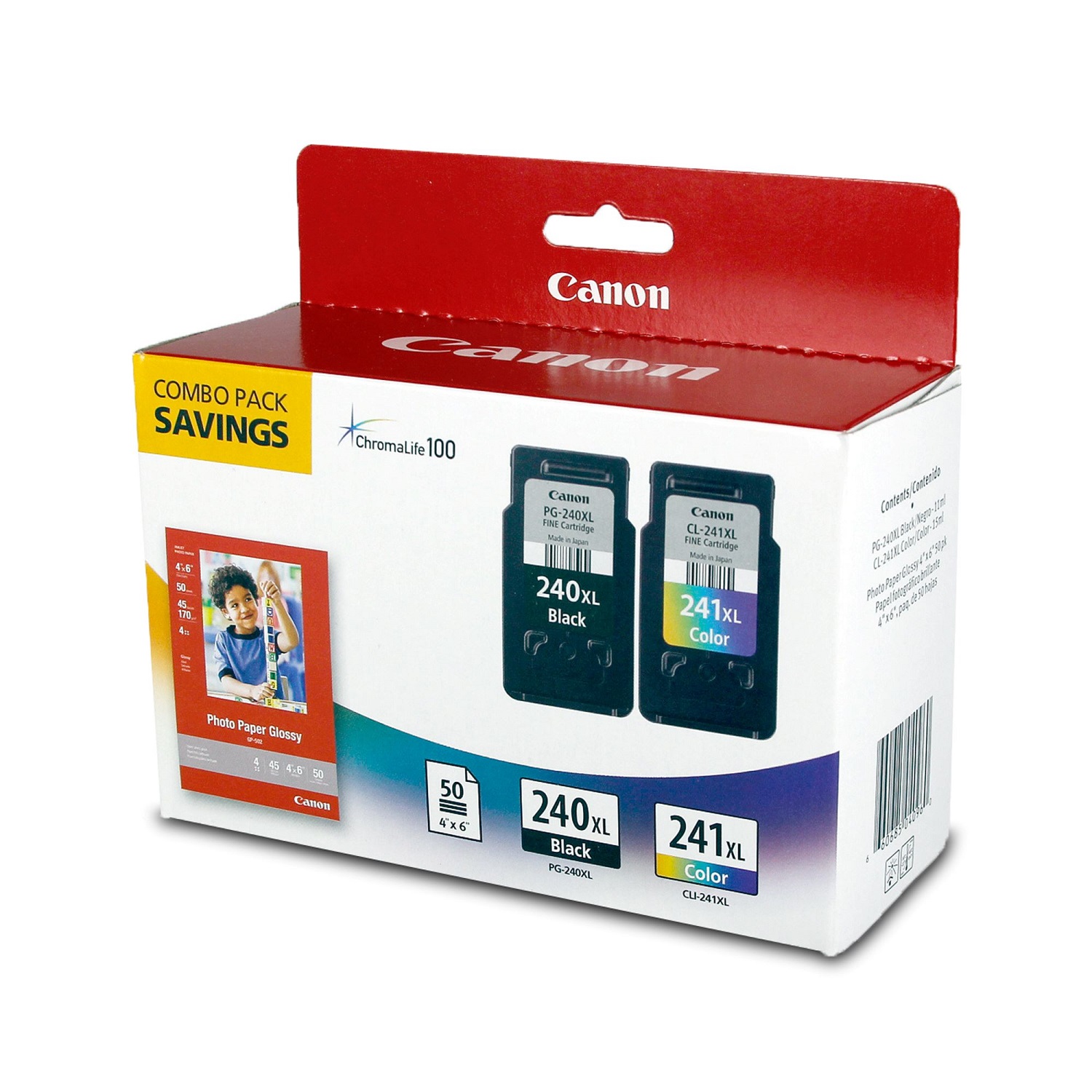 Canon PG-240XL/CL-241XL Ink Combo Pack With Photo Paper photo 4