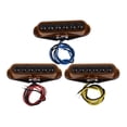 thumbnail image 4 of Tachiuwa 3Pcs Single Circle Pickup High Power Professional Durable for Guitar Neck Middle Brown, 4 of 9