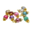thumbnail image 3 of Abbracc 50 Pieces Space Beads Rhinestone Glass Loose Beads with Hook for Jewelry Making gold, 3 of 9