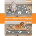 thumbnail image 5 of Dog Food Mat 18"×30" Absorbent Dog Mat for Food and Water Bowls with Waterproof Rubber Backing, No Stains Quick Dry Cat Dog Water Dispenser Mat,Dog Food Mat for Messy Drinkers, 5 of 6