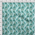 thumbnail image 3 of oneOone Polyester Lycra Fabric Leaves|Floral & Paisley Block Printed Craft Fabric BTY 56 Inch Wide, 3 of 4