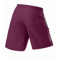 thumbnail image 6 of akafmk Men's Workout Shorts Drawstring Summer Breathable Fast-Dry Basketball Running Shorts with Zipper Pockets, 6 of 7