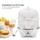 thumbnail image 2 of Máquina para cocer huevos Elite Gourmet EGC1405W con capacidad para 14 huevos, color blanco, 2 of 7