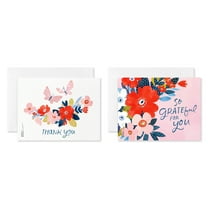 American Greetings Thank You Card Bundle, Grateful (2-Designs, 50-Count)