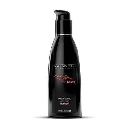 Wicked Aqua Heat Water-Based Warming Lubricant 2 oz.