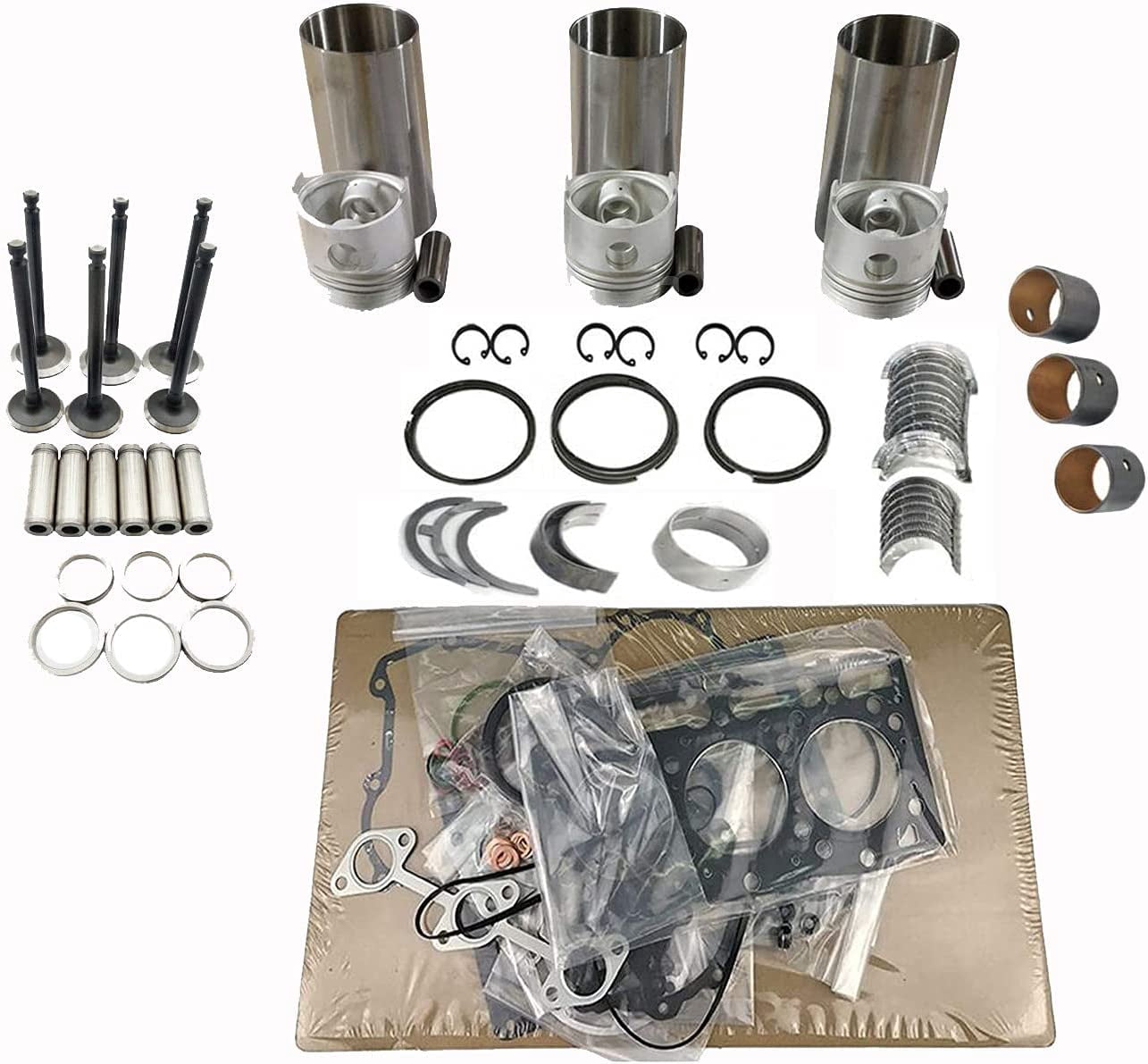PANGOLIN Engine Overhaul Gasket Kit For Kubota D1803 & D1803MDI Engines - 3 Month Warranty