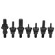 thumbnail image 1 of 14 Uds. Herramientas de Hardware de acero de alta velocidad Manual con cabeza de pistola para tuercas de remache M3/M4/M5/M6/M8/M10/M12, 1 of 14