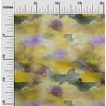 thumbnail image 1 of oneOone Cotton Silk Yellow Fabric Texture Watercolor Sewing Fabric By The Yard Printed Diy Clothing Sewing Supplies 42 Inch Wide, 1 of 4