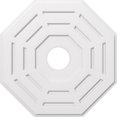 thumbnail image 1 of Ekena Millwork CMP36WN-07000 36 in. OD x 7 in. ID Square Westin Architectural Grade PVC Contemporary Ceiling Medallion, 1 of 1
